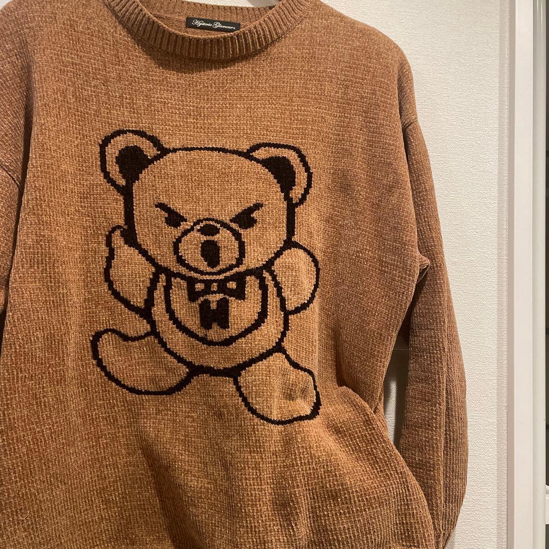 緊急値下！期間限定 ヒステリックグラマー クマ刺繍 ニットセーター