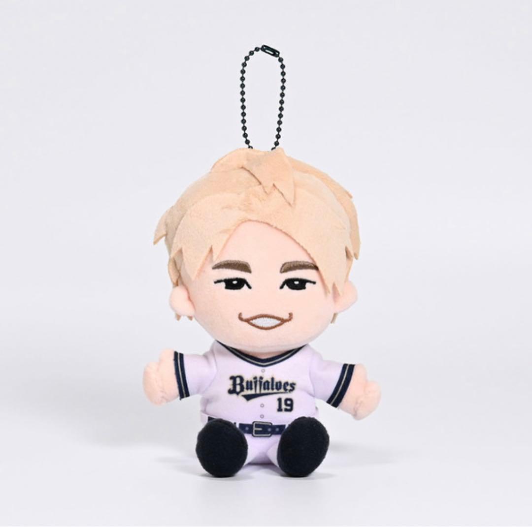 オリックス山岡泰輔 オリメンBuffaloes選手ぬいぐるみキーチェーン