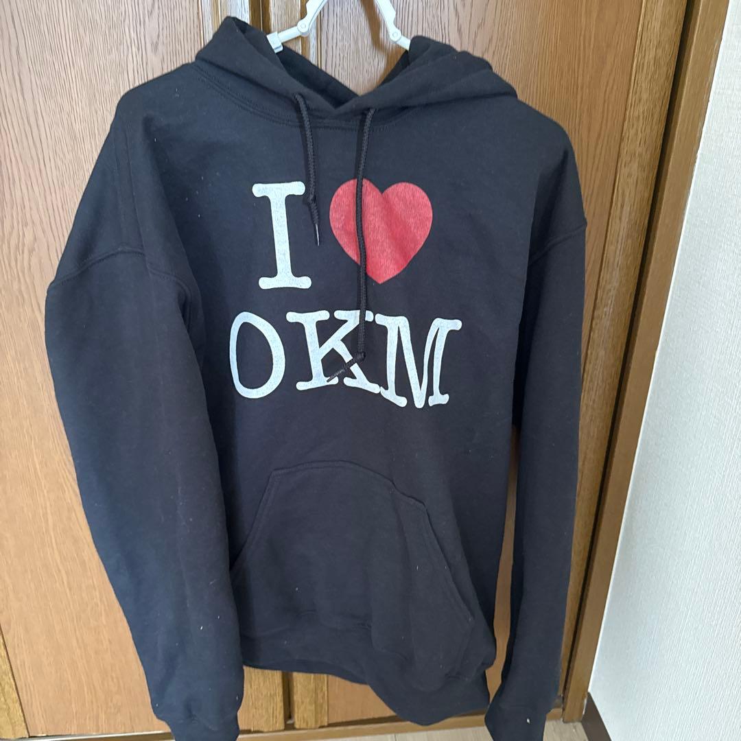 I NEED OKM フーディー Hoodie Black