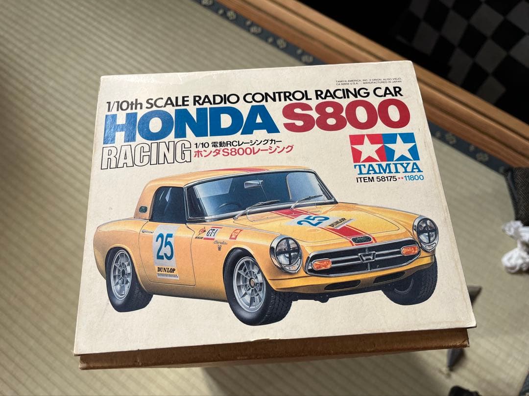 HONDA S800 1/10 RCカー(TAMIYA) 旧車ラジコン