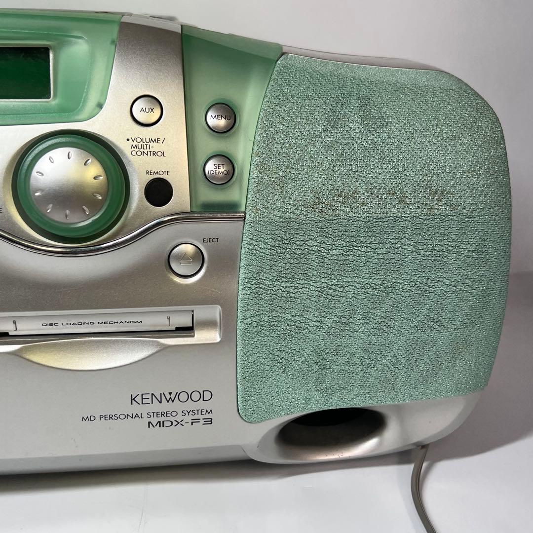 ケンウッド KENWOOD MDX-F3 MD/CDラジカセ - メルカリ