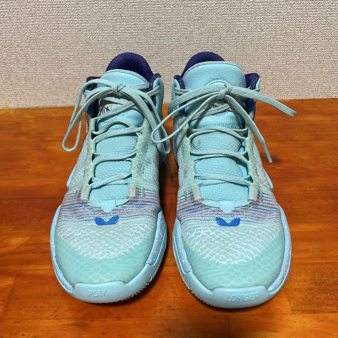 ニューバランス バスケットシューズ 25.5cm ミントブルー