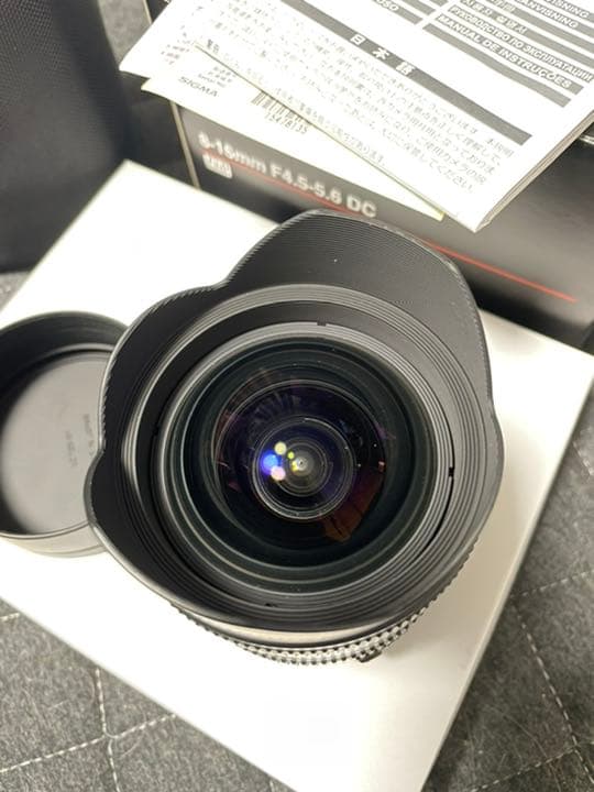 シグマ/ニコン 8-16mm f4.5-5.6 DC HSM（美品、付属品完備）