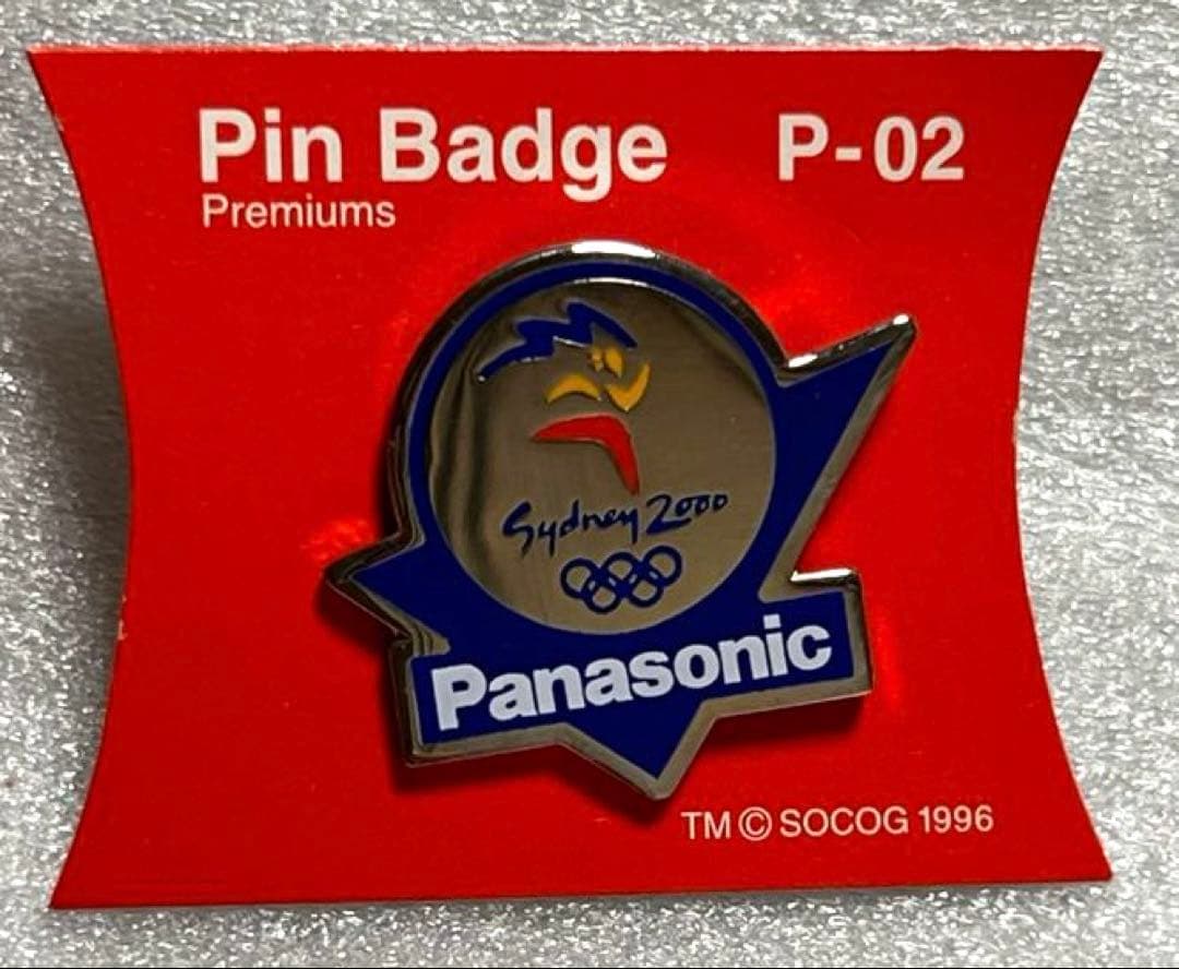 ピンバッジ Panasonic シドニー オリンピック2000年 2個セット - メルカリ