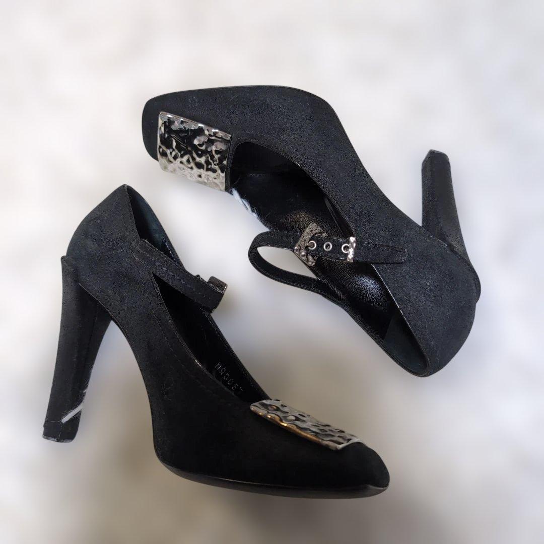 LOUIS VUITTON スエードレザー パンプス 36 1/2 23.5cm