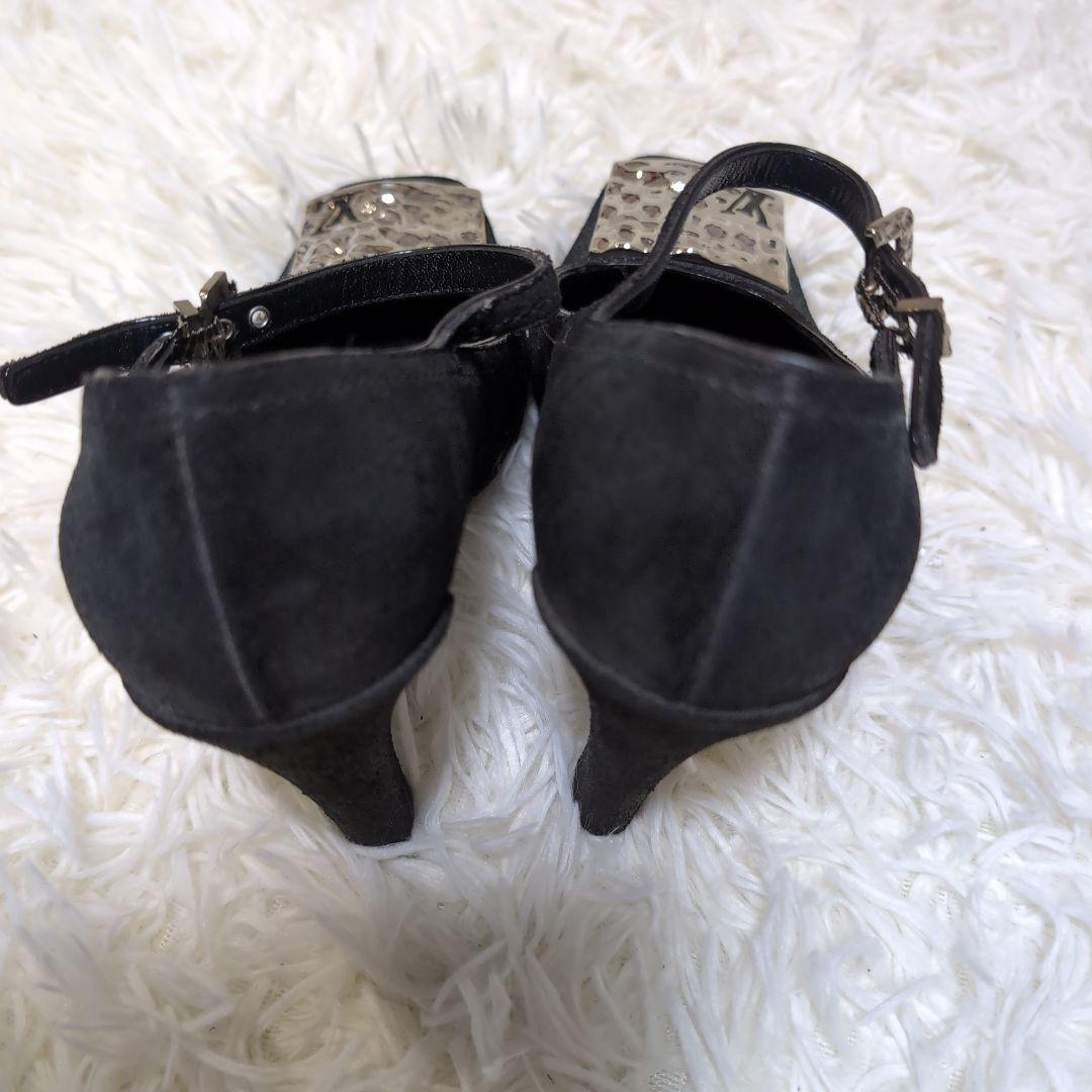 LOUIS VUITTON スエードレザー パンプス 36 1/2 23.5cm