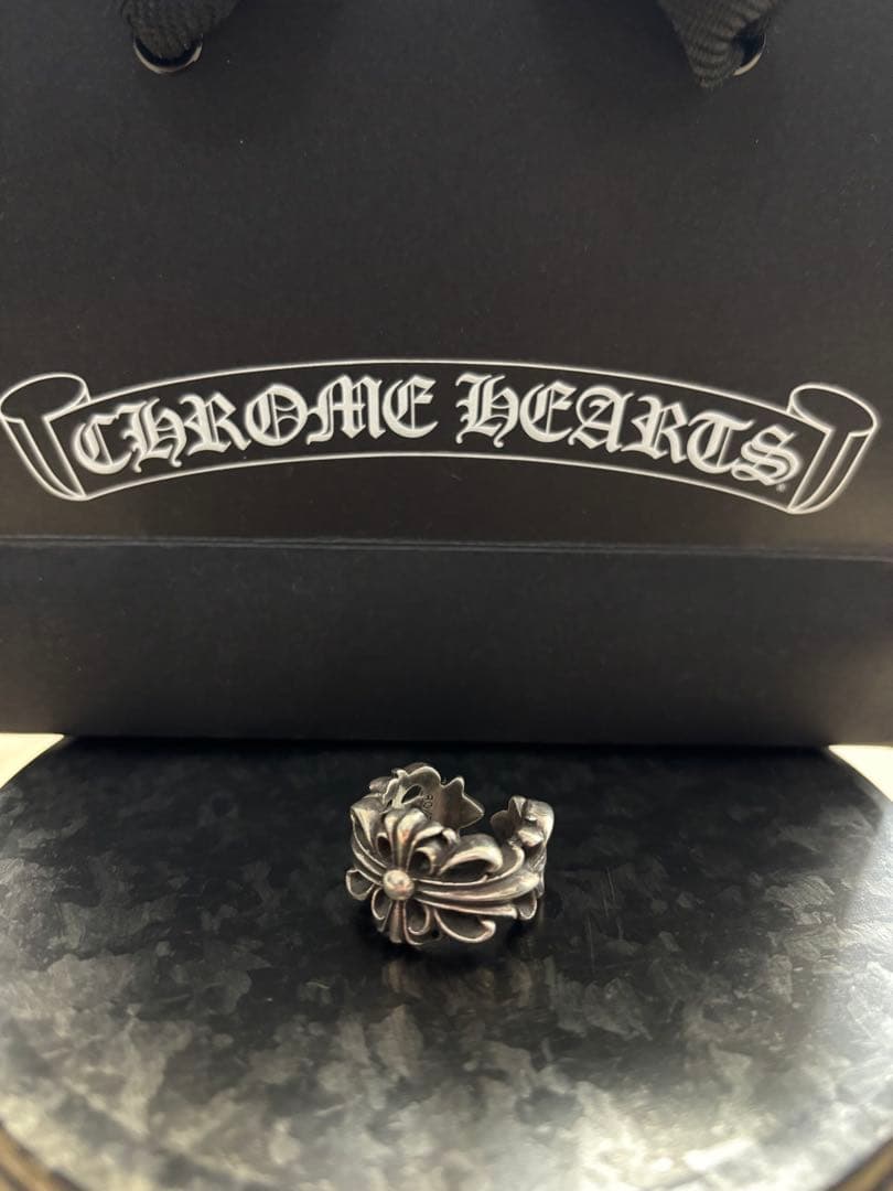 CHROME HEARTS フローラルクロスリング シルバー925 CHROME HEARTS (クロムハーツ) フローラル クロス リング - Freaks Market