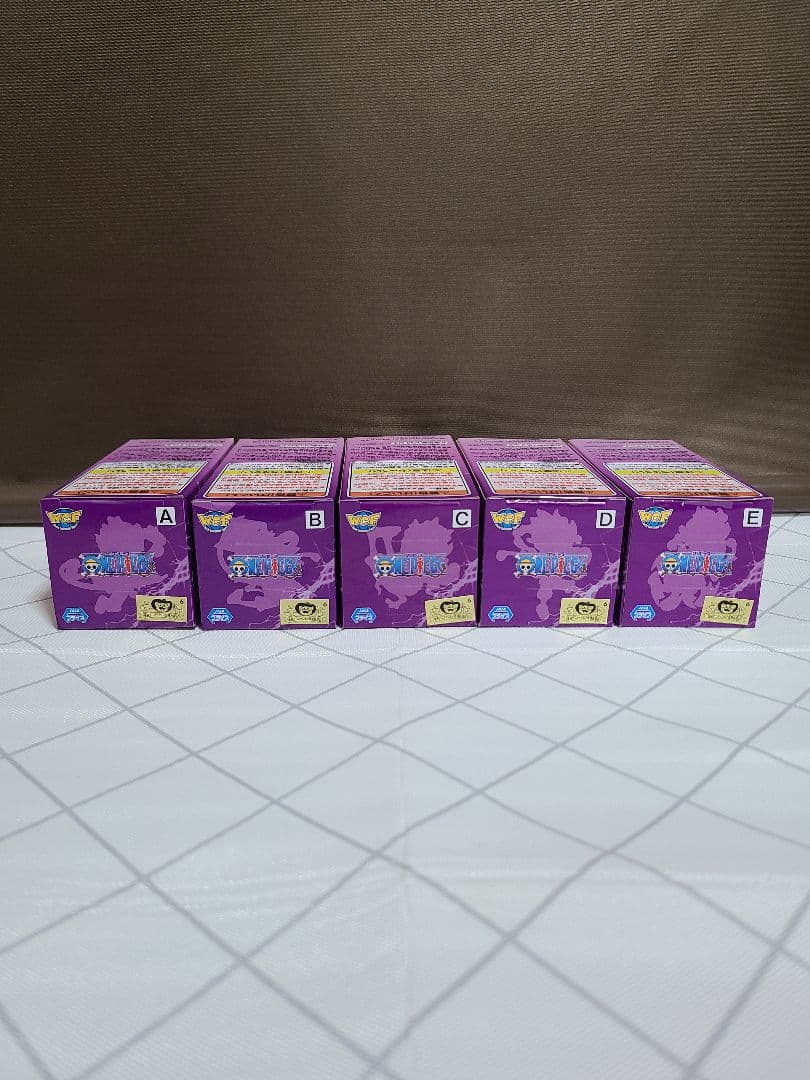 ワンピースフィギュア　ルフィギア5ニカ　ワーコレA～Eコンプリートセット