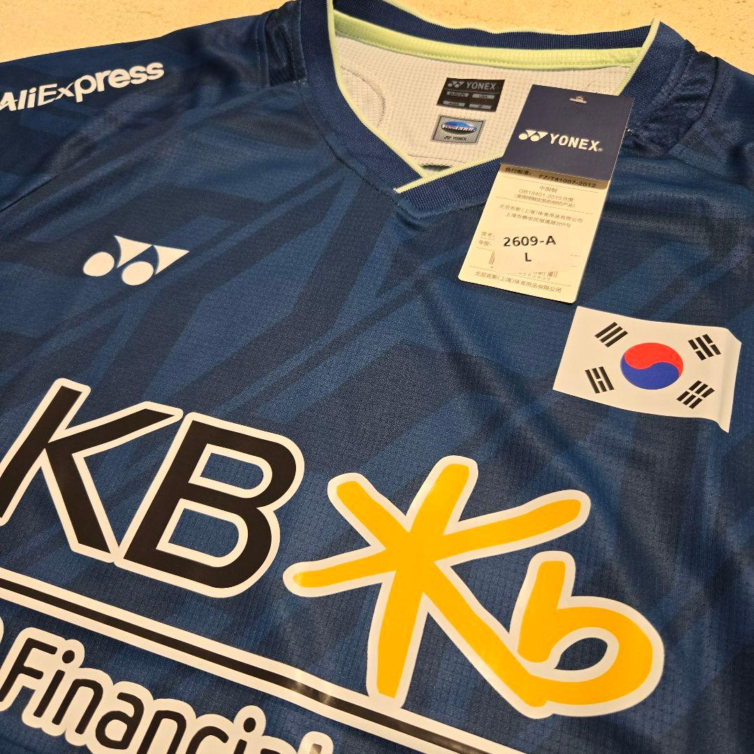 L】バドミントン YONEX 韓国代表 レプリカ ゲームシャツ ユニフォーム