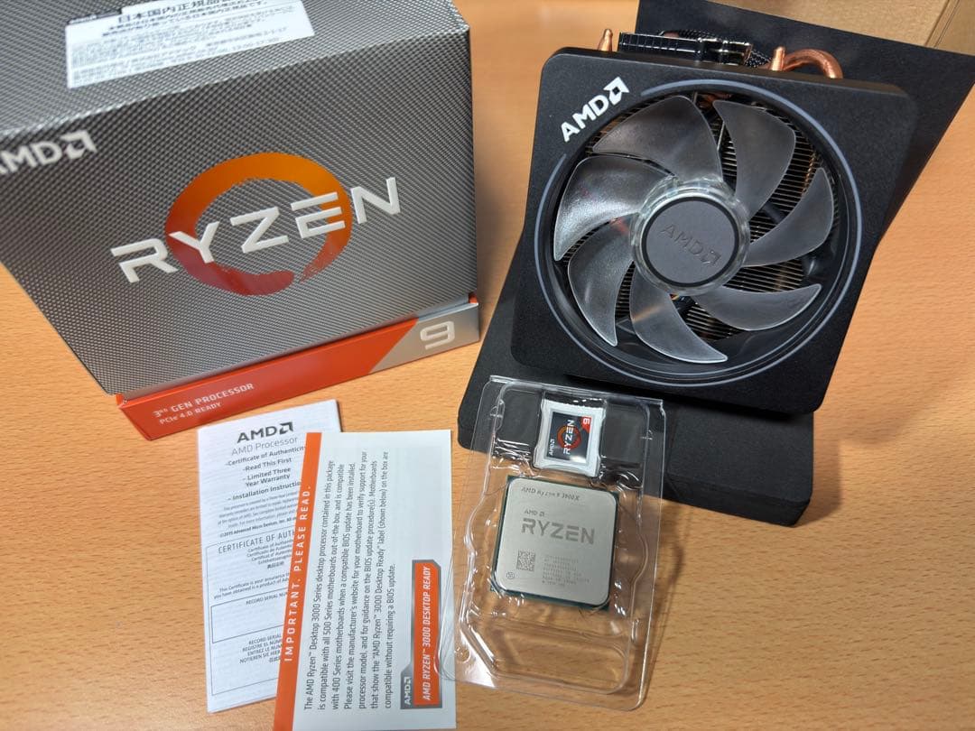 AMD Ryzen 9 3900X CPU / クーラー同梱 - メルカリ