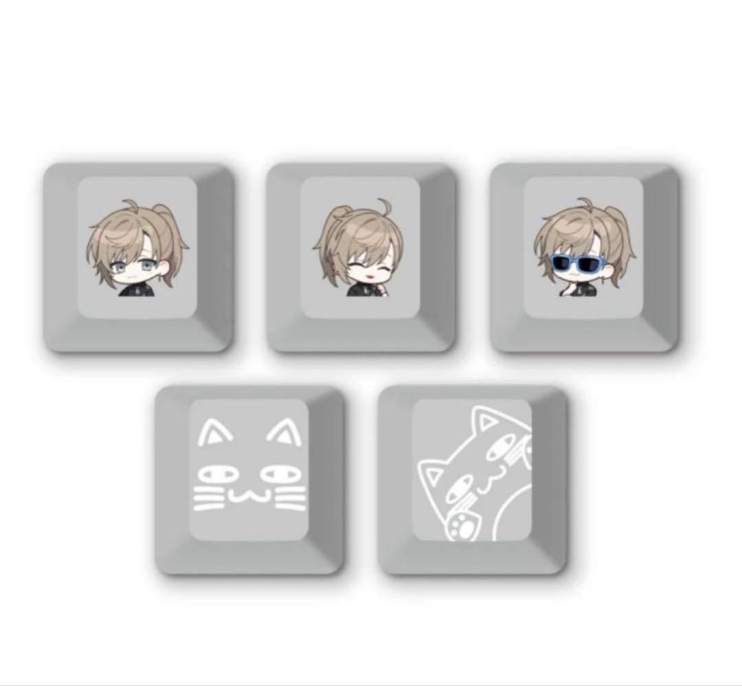 にじさんじ 叶 ふもコレ マウスパッド+キーキャップ+キーボード - メルカリ