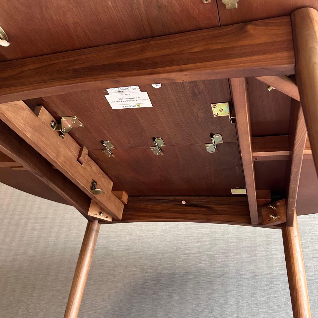 美品】ウニコ ブレナ エクステンションテーブル Φ1100 伸縮式 24年製