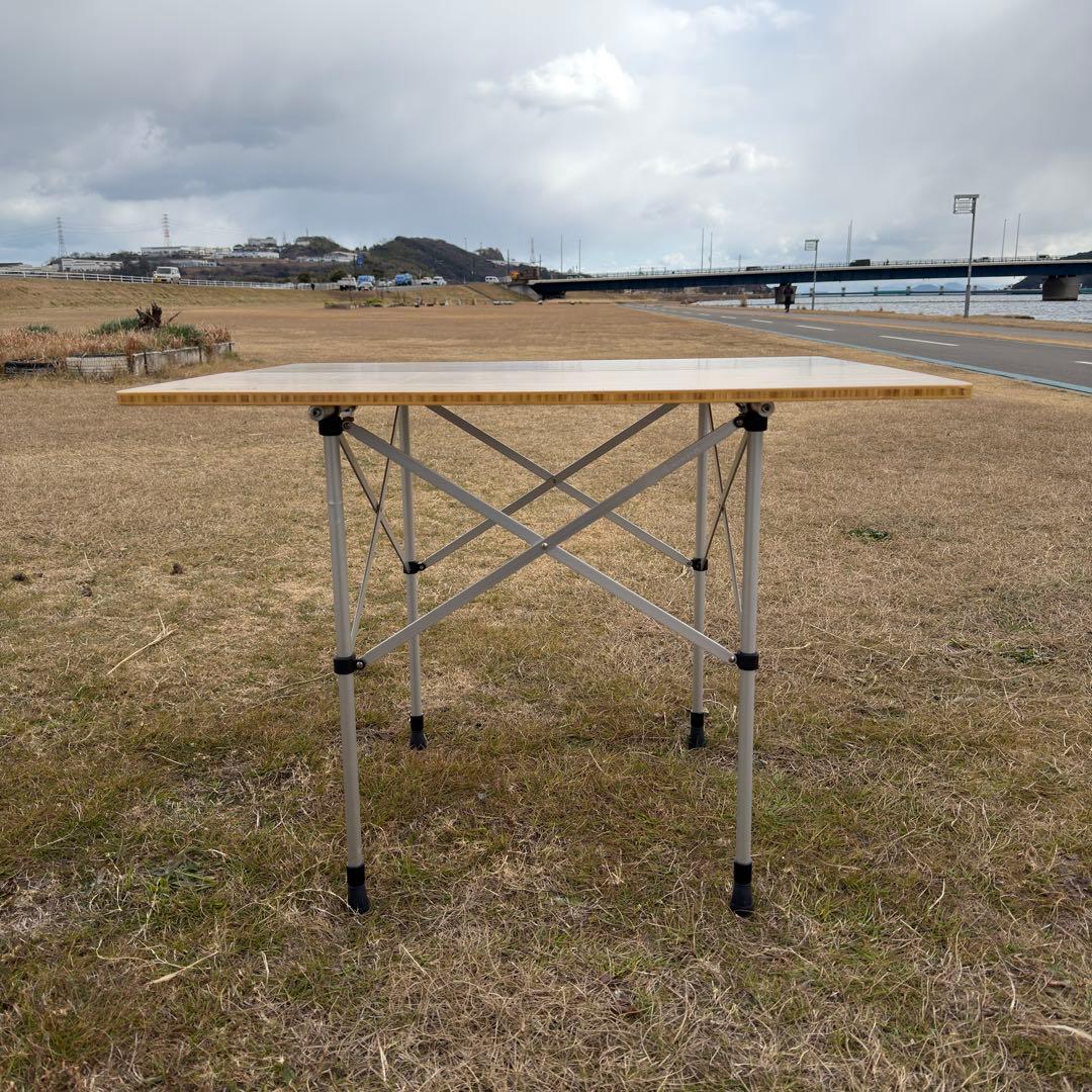 snow peak アジャスタブルF.ローテーブル竹【廃盤品】 - メルカリ