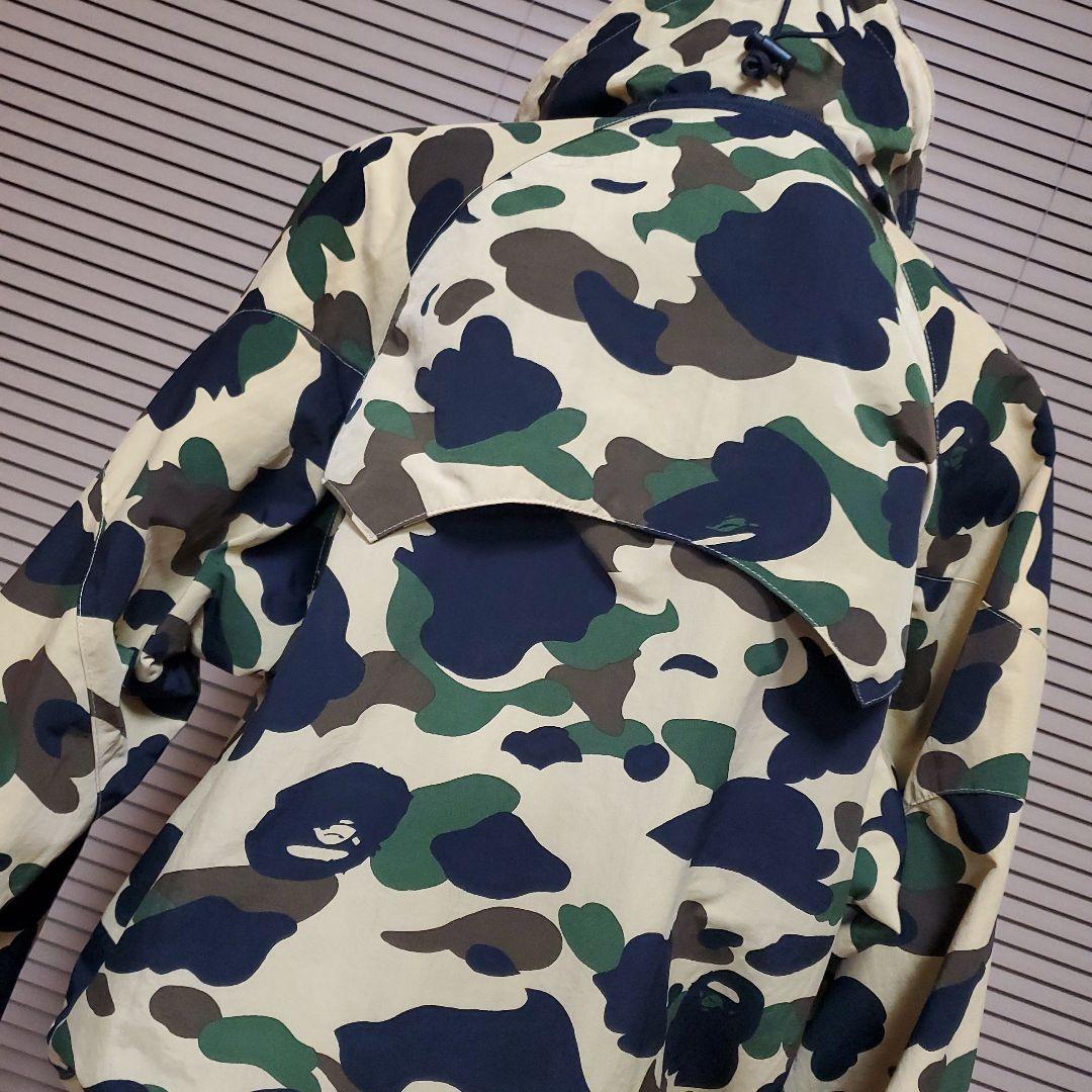 初期APE スノボジャケット イエローカモ NIGO期 ショート丈 日本製