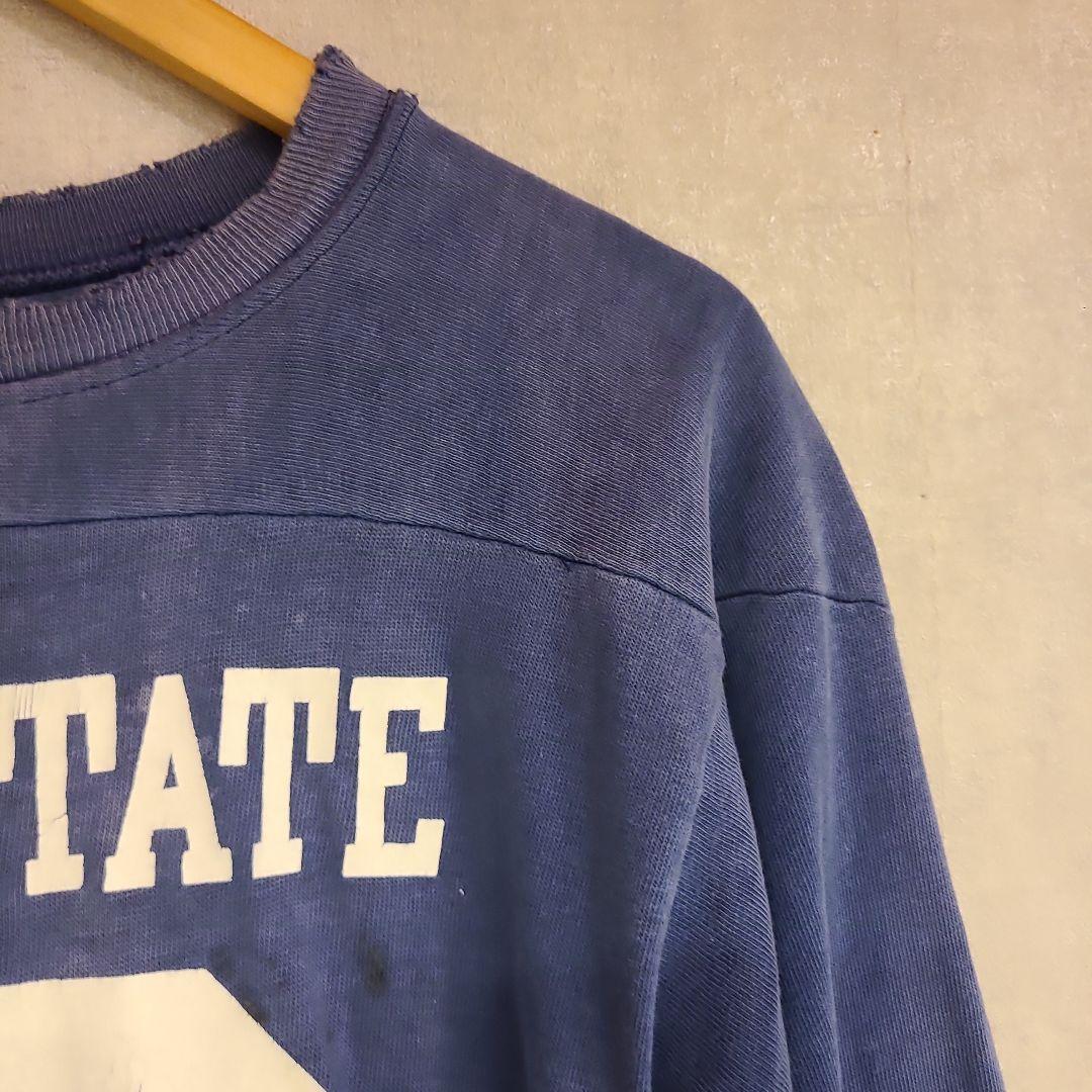 70s USA製 チャンピオン バータグ後期 フットボールT スーパーフェード