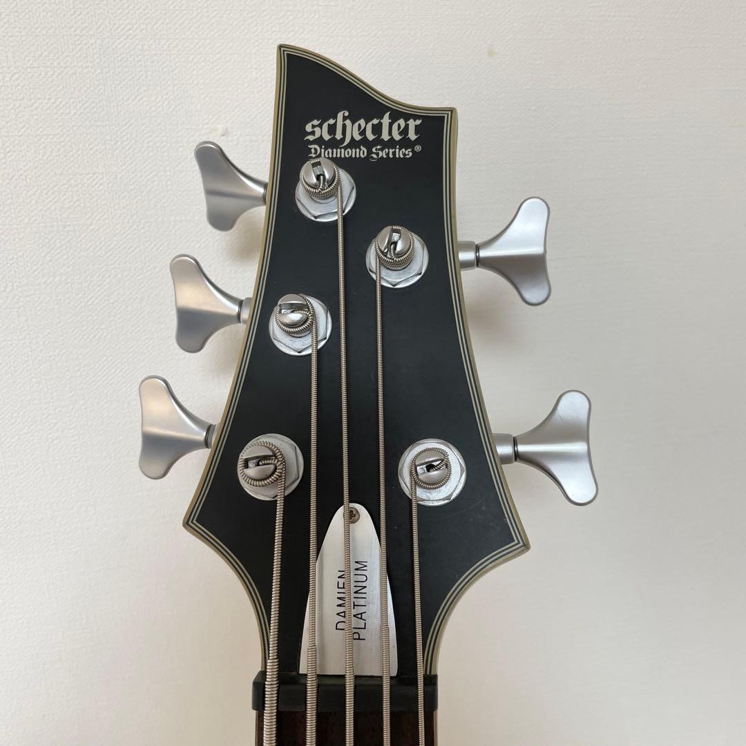 シェクター 5弦ベース DAMIEN PLATINUM-5 ブラック - メルカリ