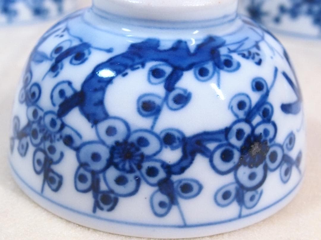 未使用】京焼/清水焼 平安光抱 青葉松竹梅 茶器揃5客 陶雅堂 湯