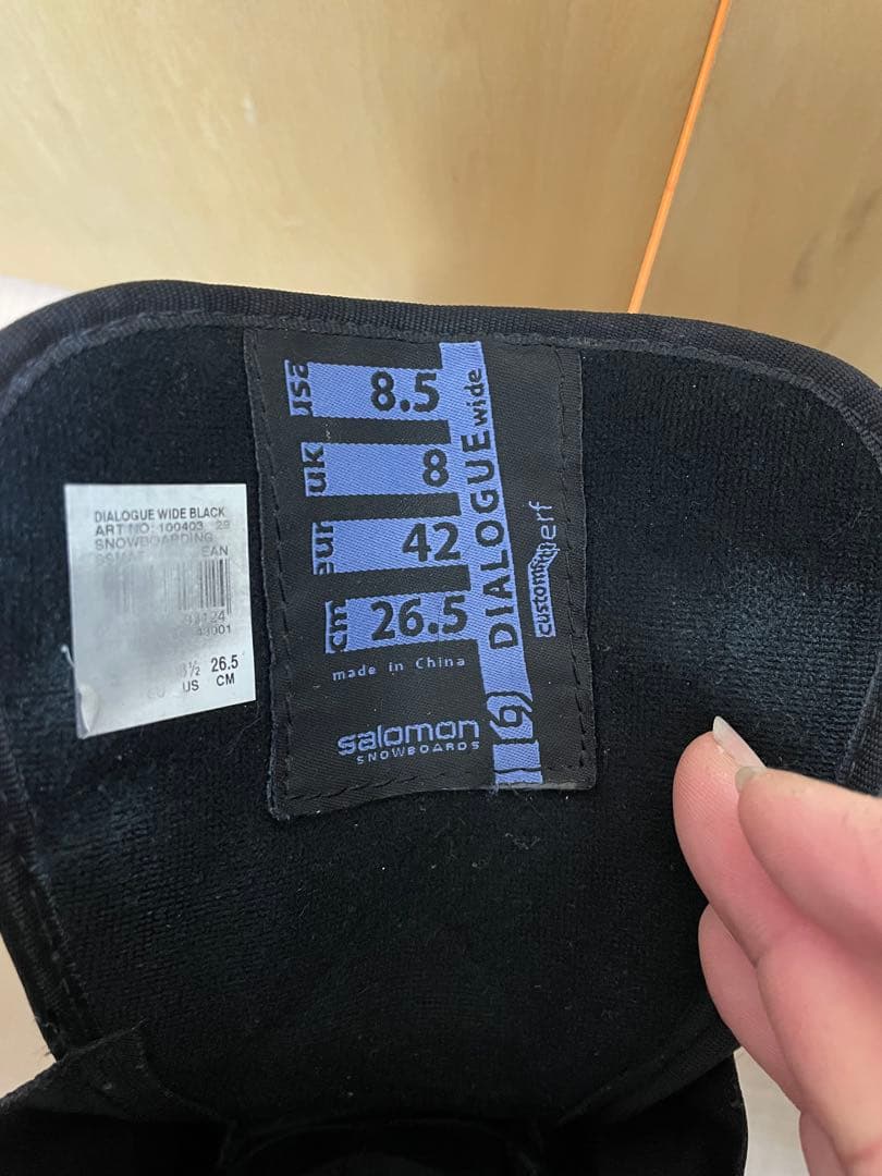 スノーボード Salomon DIALOGUE WIDE BLACK 26.5cm
