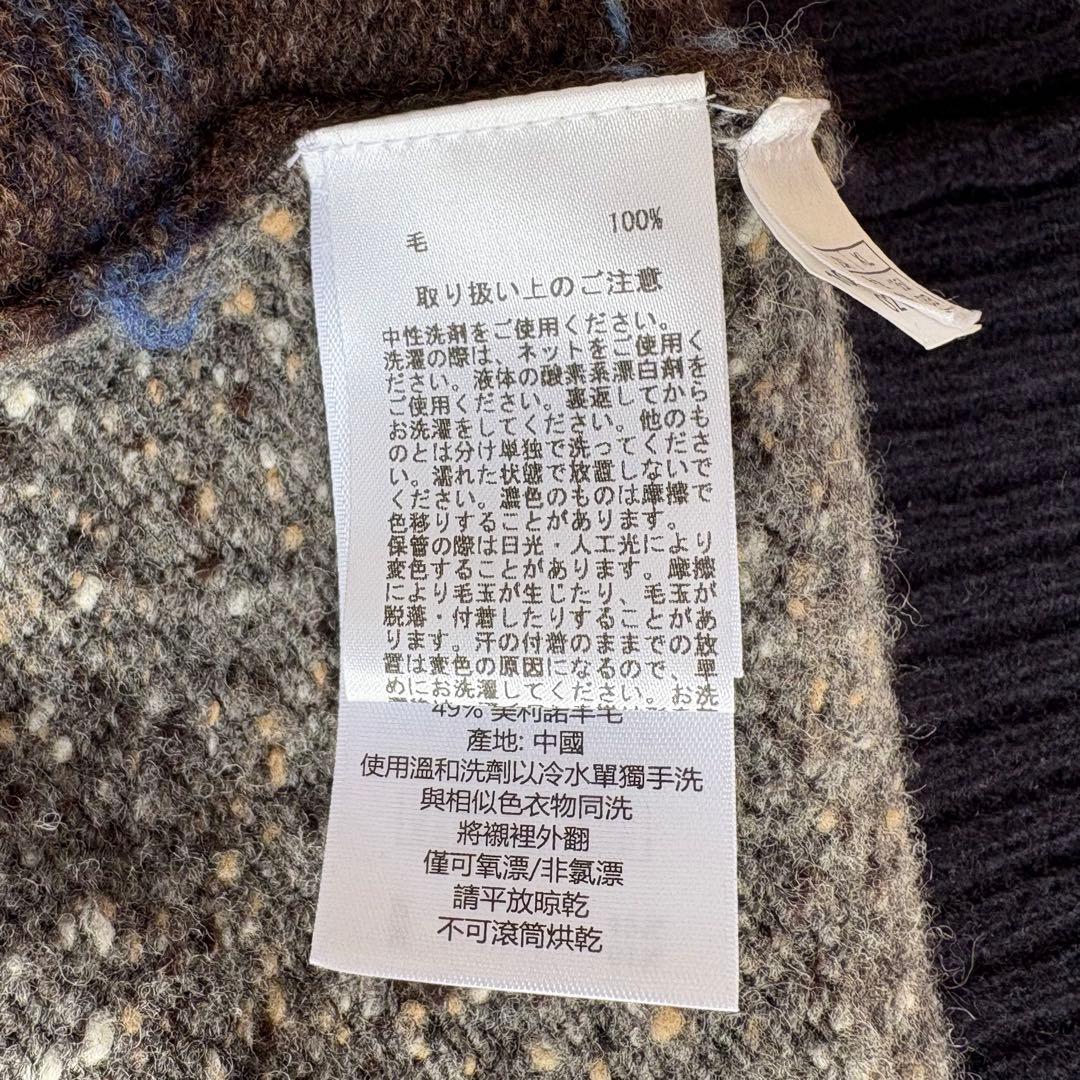 Brooks Brothers 19AW コレクションパッチワーク カーディガンの通販は