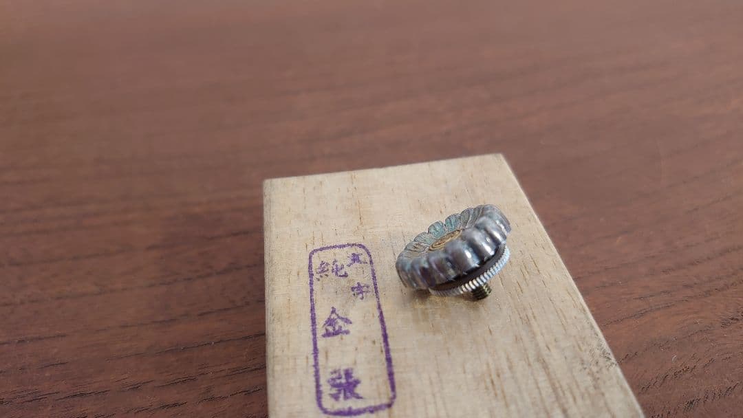 純金張 記章 章 桐箱 アンティーク記章 1客