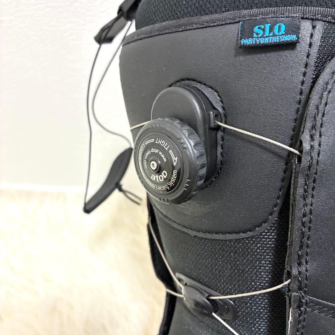 美品】SLQ BOA スノーボードブーツ 黒×青 メンズ27.0/27.5 - メルカリ