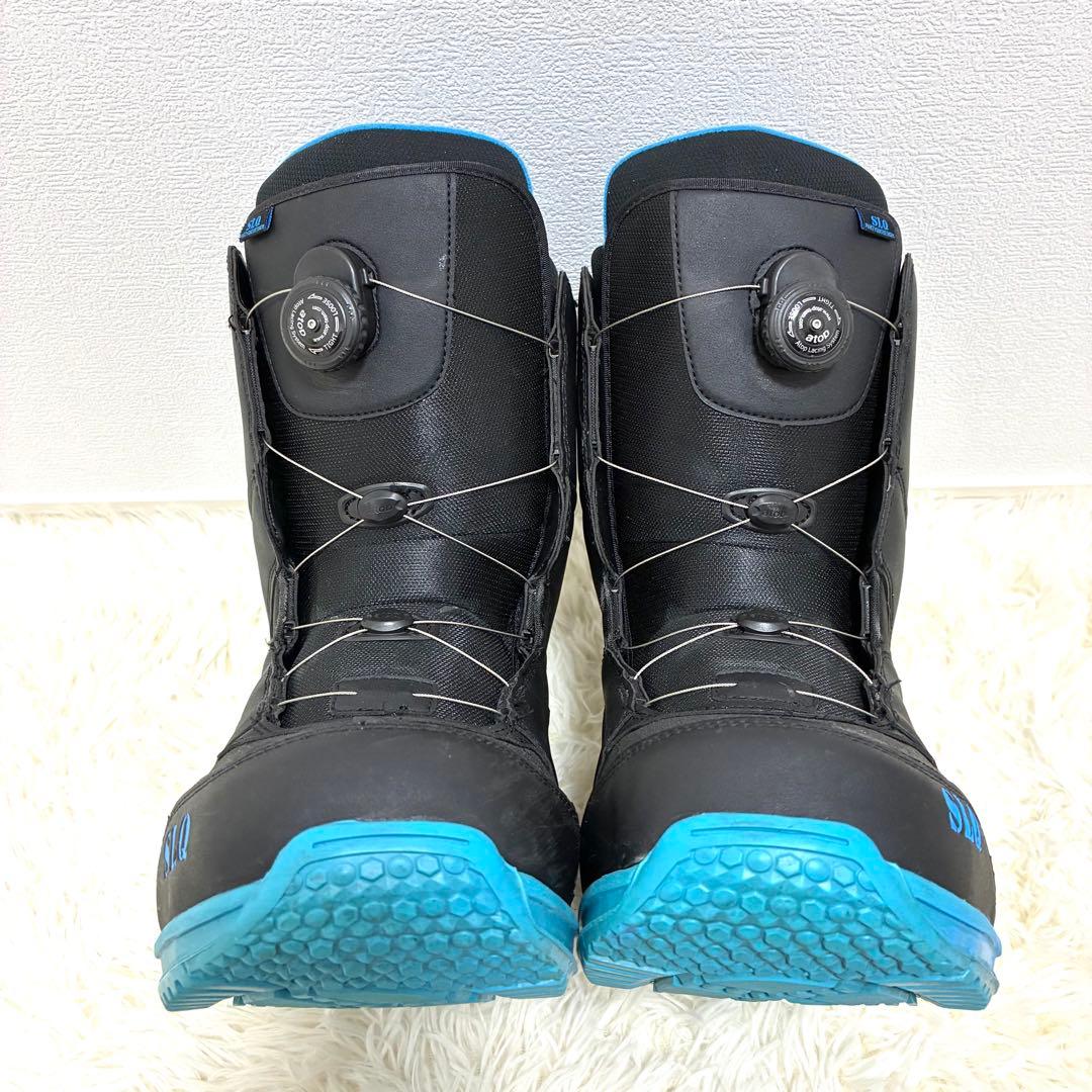 美品】SLQ BOA スノーボードブーツ 黒×青 メンズ27.0/27.5 - メルカリ