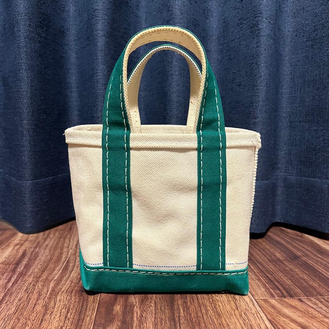 80's 2色ギザタグ】L.L.Bean トートバッグ グリーン ミニ
