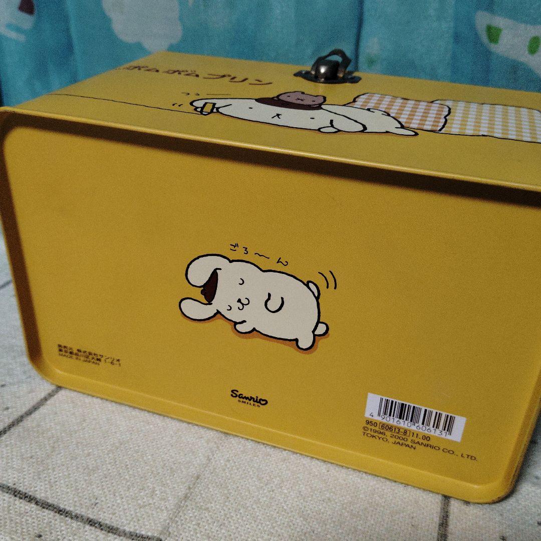 ポムポムプリン ケース 小物入れ レトロ　缶