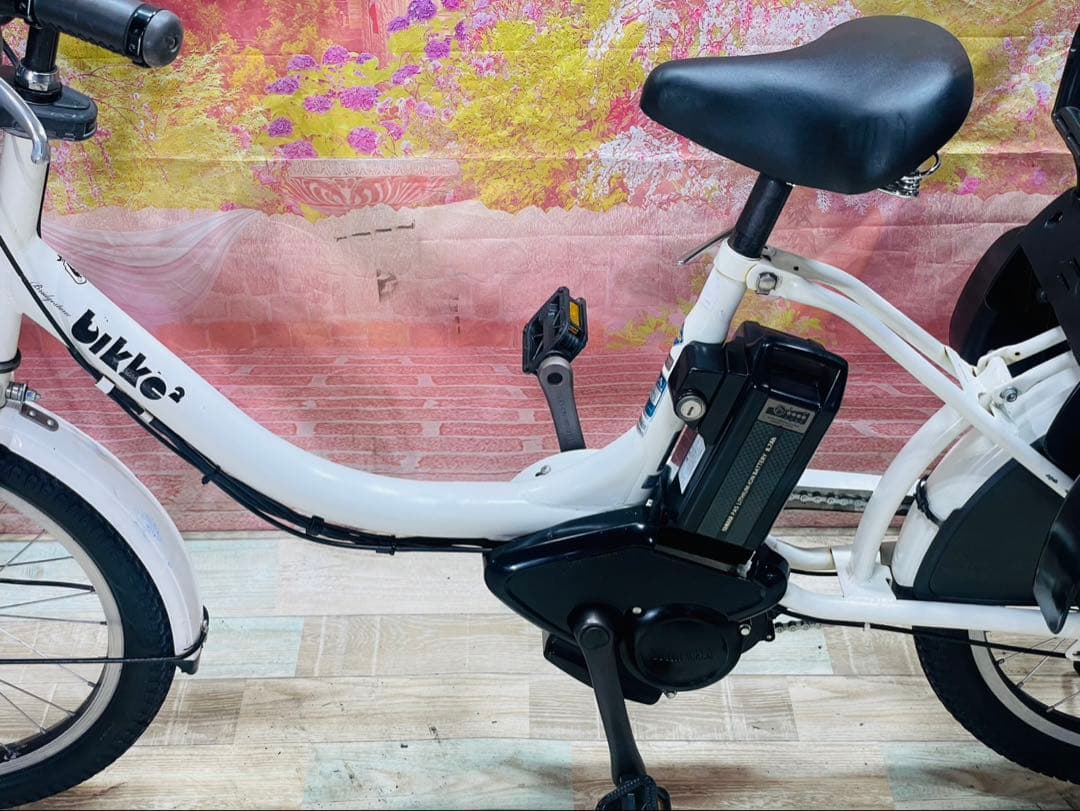 ZK3461 電動自転車 ブリヂストン ビッケ 子供乗せ 20インチ 送料無料