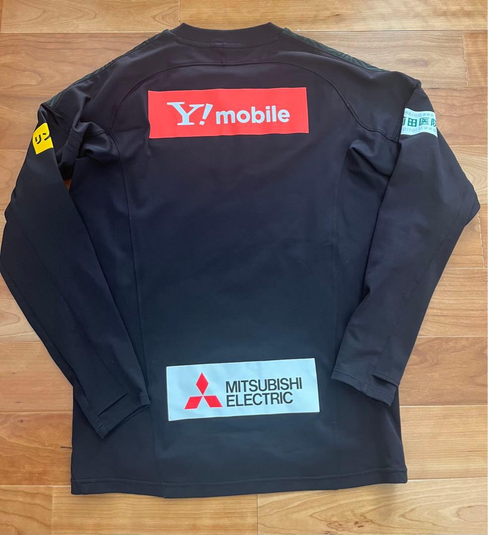 入手不可能99Jリーグ レフェリー長袖ウエア ブラック サイズXO 非売品