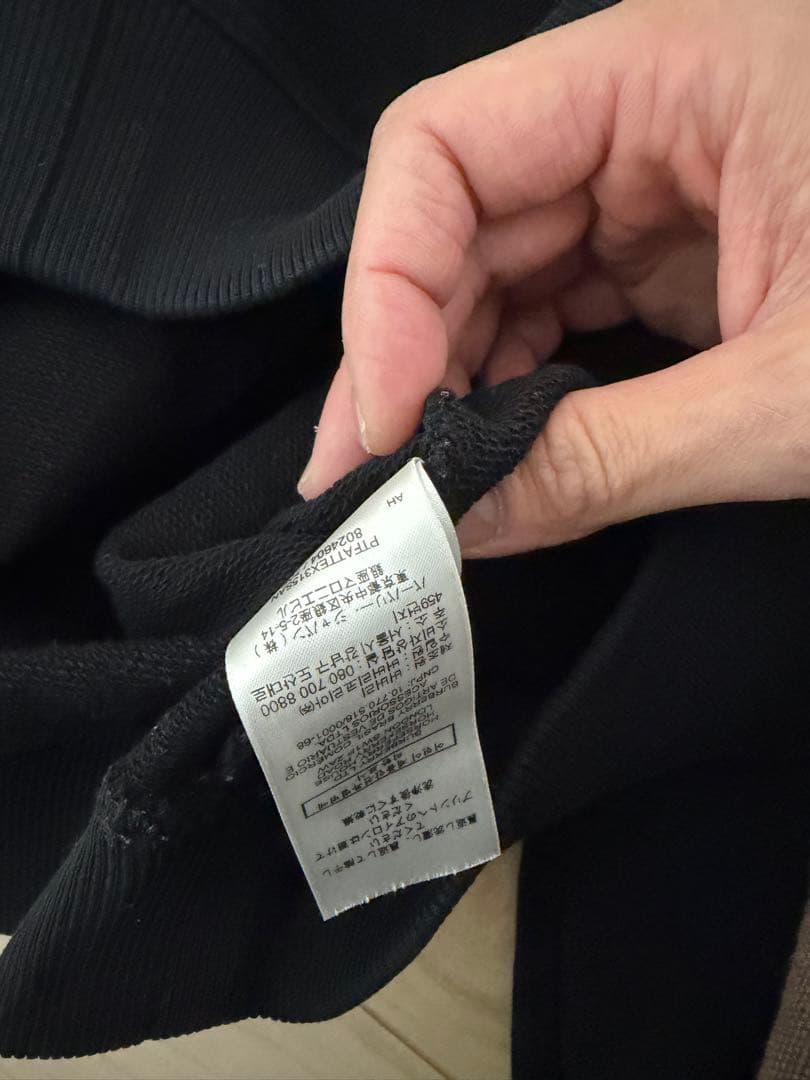 希少サイズ 極備品 XL BURBERRY TBロゴ パーカー ブラック - メルカリ