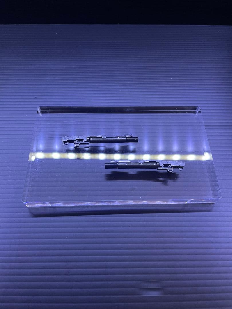 ま*お様 ガンプラRGシナンジュクリアカラーメカニカルコアメッキ調LED発光全塗