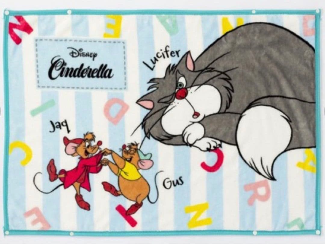 ディズニー ルシファー ジャック ガス 毛布 肩掛け ひざ掛け