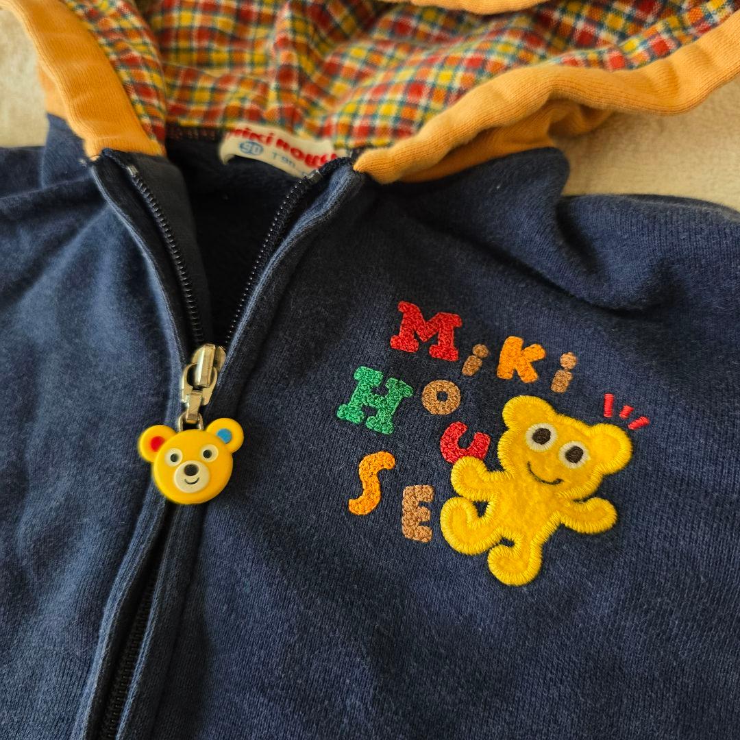 Miki House ジャケット 90 T90-G13 ネイビー - メルカリ