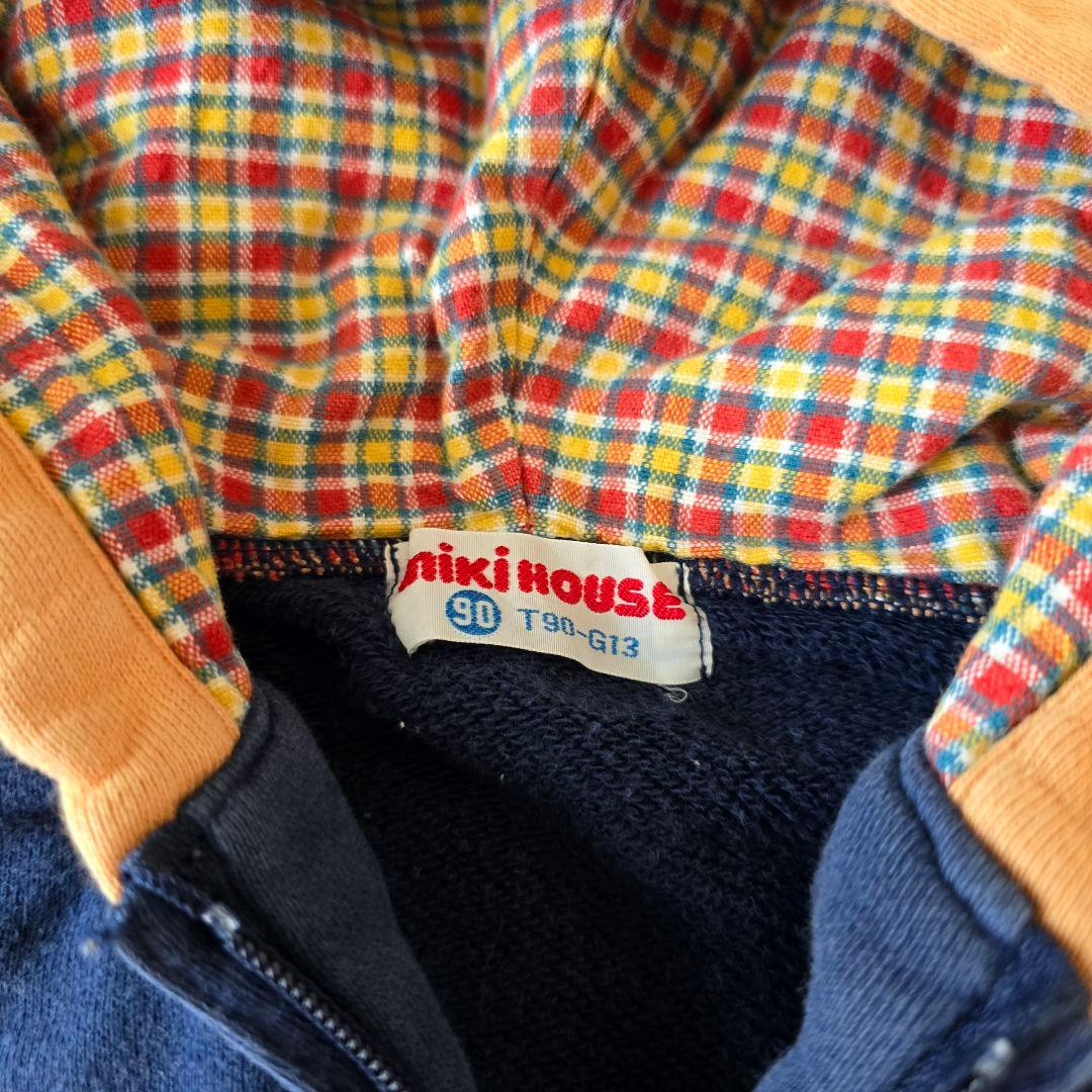 Miki House ジャケット 90 T90-G13 ネイビー - メルカリ