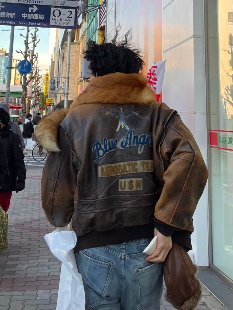 Avirex G-1 Blue Angels 30th FlightJacket - メルカリ