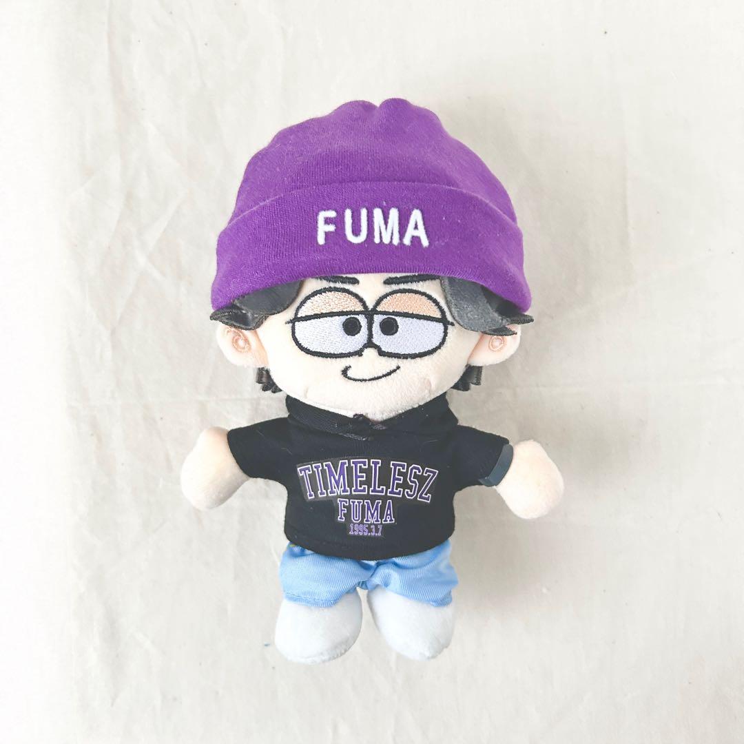 タムぬい ちびぬい 服 黒カレッジパーカー 紫 FUMA - メルカリ