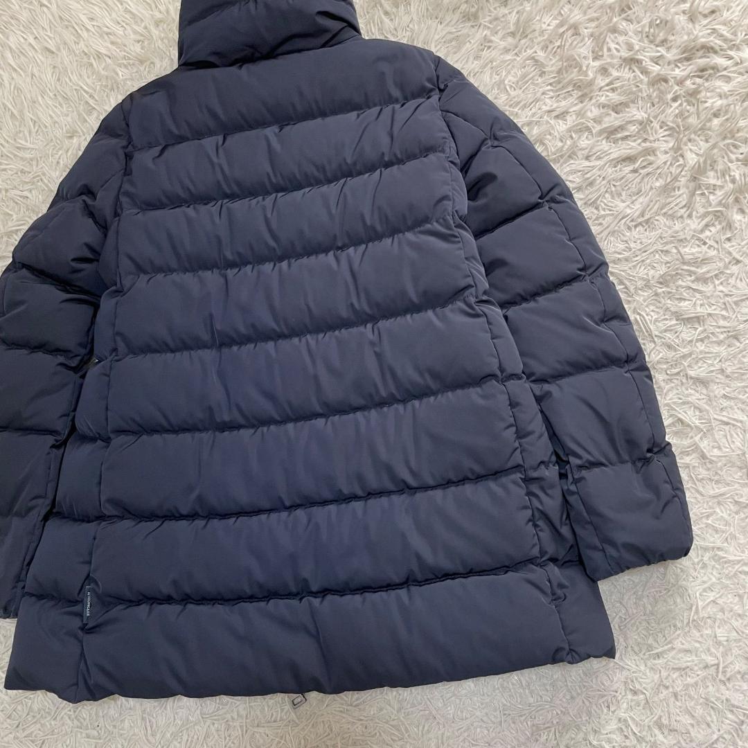 16463✨MONCLER petrea ロングダウンジャケット ネイビー - メルカリ