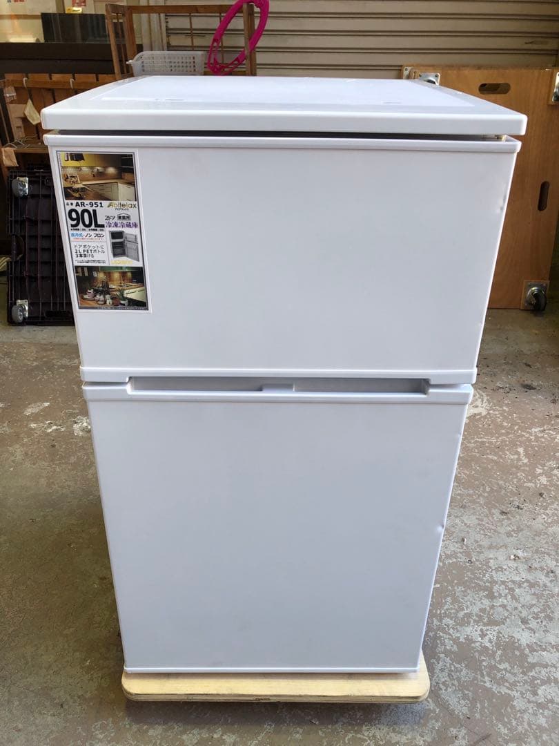送料無料 アビデラックス 冷蔵庫 2022年 90L AR-951 一人暮らし 楽天市場】アビテラックス 90L 2ドア 冷凍冷蔵庫 右開き ノンフロン AR