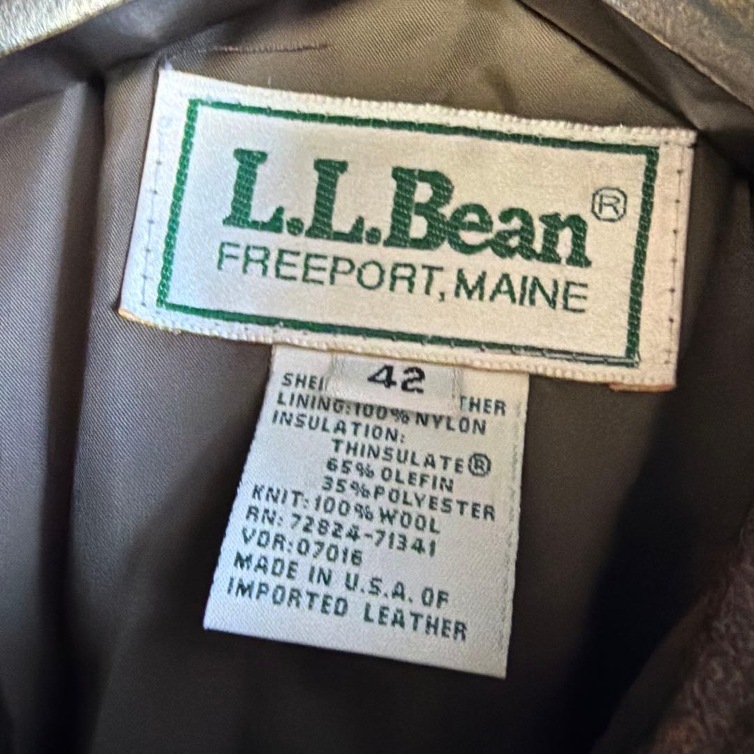 極上　70〜80s L.L.BEAN A-2 ジャケット　USA talon