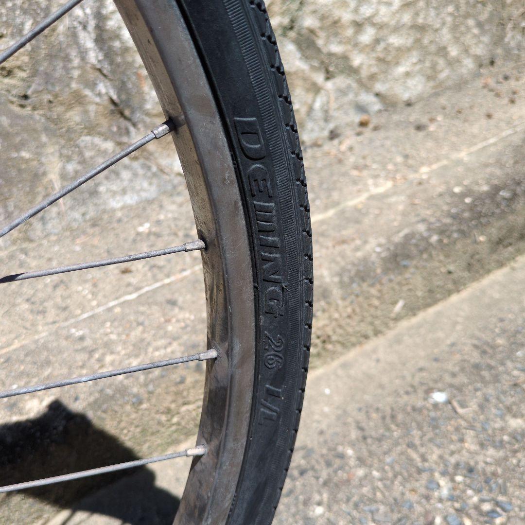 もう終了 パナソニック26インチ ママチャリ リヤキャリア25kg(クラス25