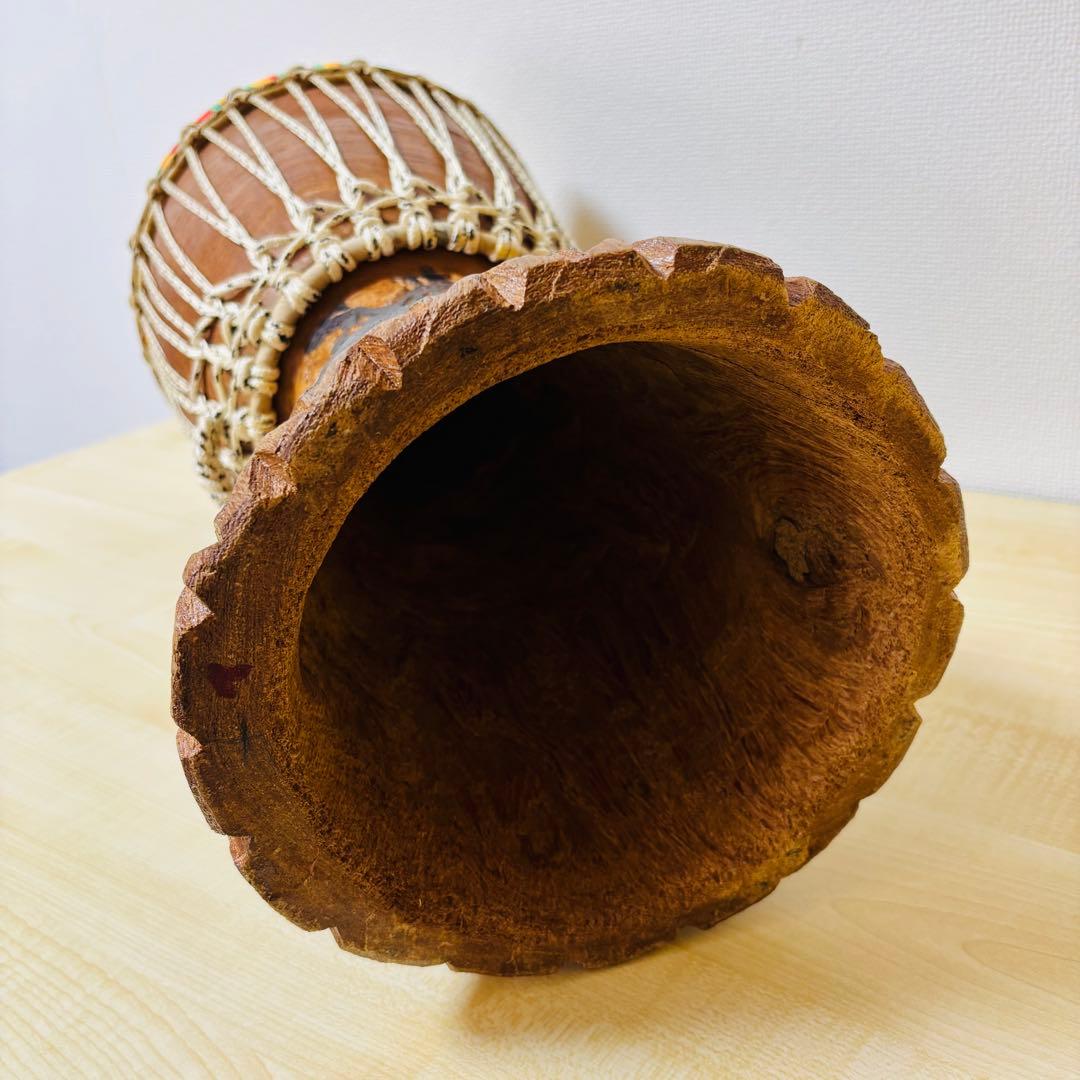 希少品 ジャンベ アフリカ 民芸楽器 打楽器 送料込み