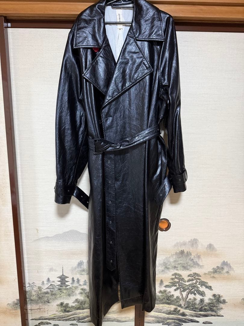 SHINYAKOZUKA \"TRENCH\" Sサイズ　レザー　トレンチコート