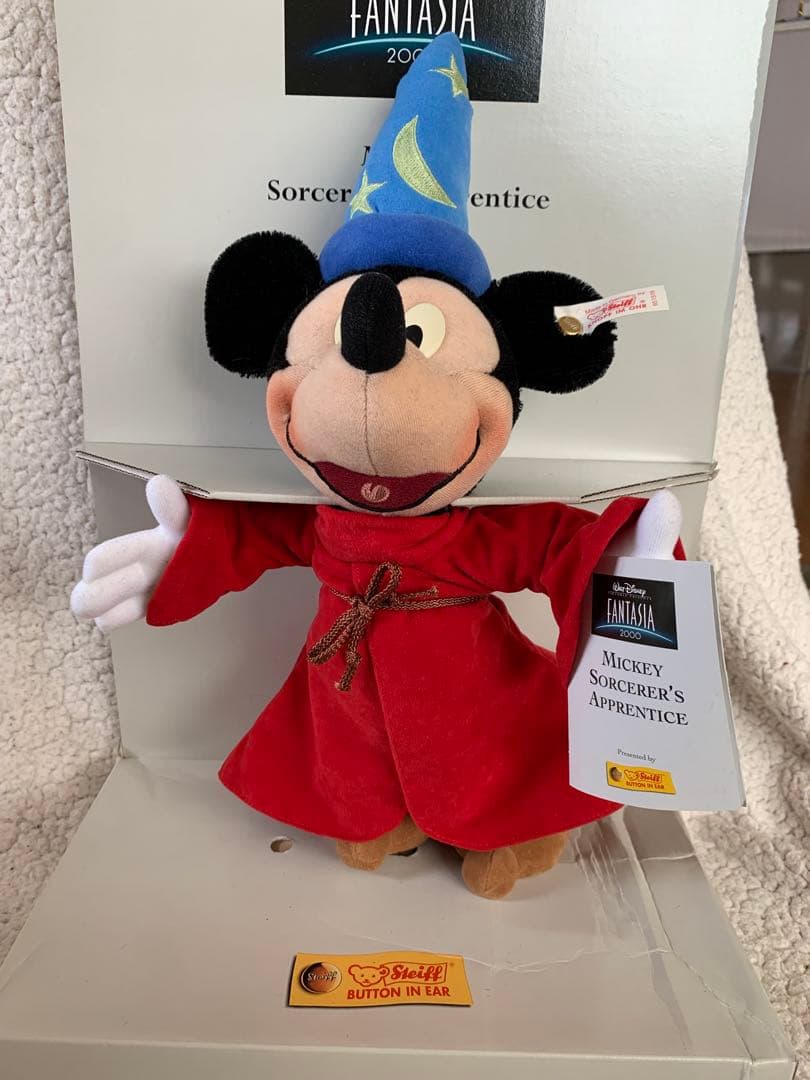 スタイフ社製ファンタジアミッキーマウス 2000年限定ぬいぐるみ