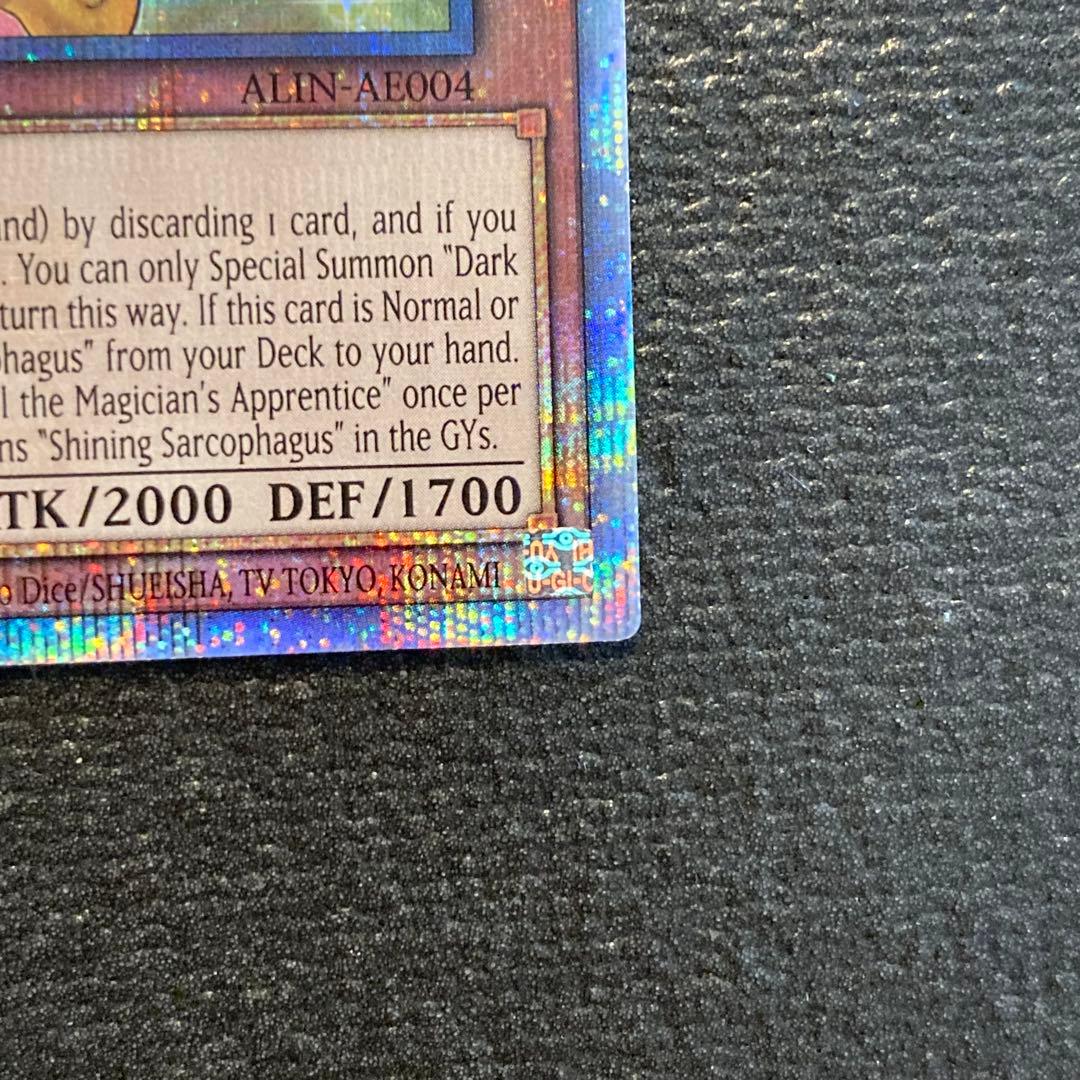 泰亜版 魔術師の弟子ブラックマジシャンガール クオシク 遊戯王 英語　25th