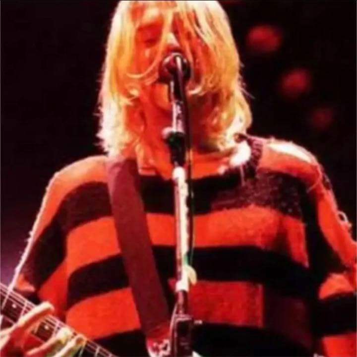 ☆激レア‼️美品☆ R13 赤黒ボーダー グランジ ダメージニット カート