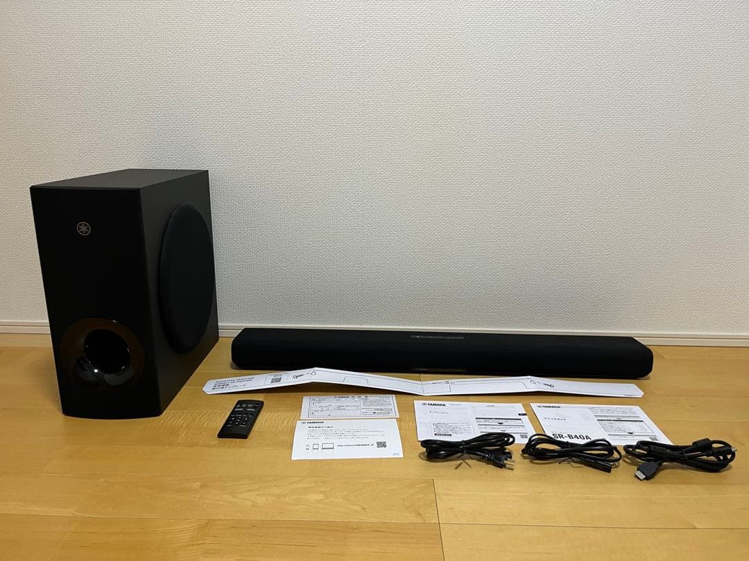 YAMAHAサウンドバーSR-B40A/2023年モデル Amazon.co.jp: ヤマハ サウンドバー SR-B40A ワイレスサブウーファー