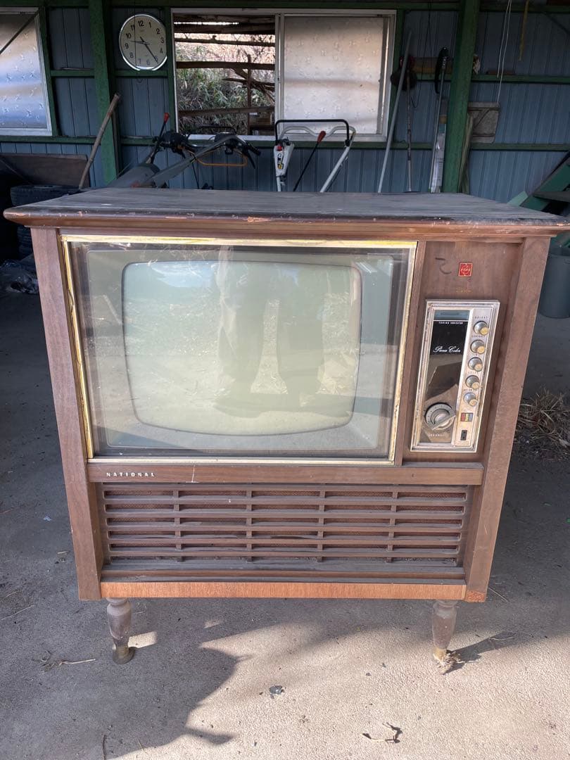o*o様 ナショナル カラーテレビ レトロ 1967年頃製造 - メルカリ