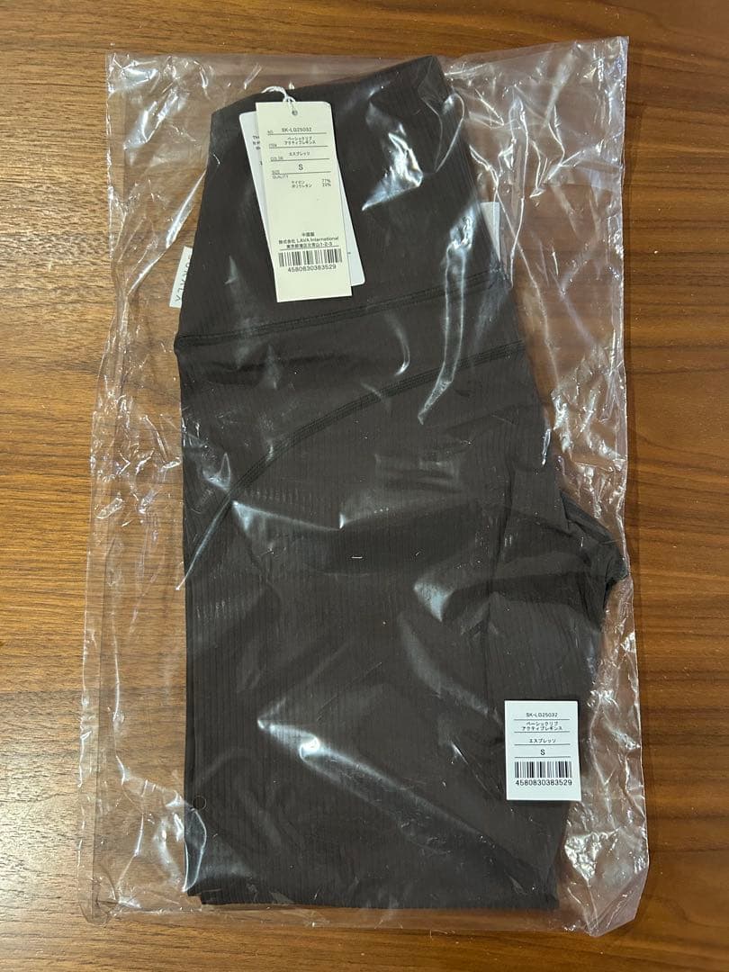 LAVA ラバ【SUKALA】ベーシックリブアクティブレギンス/エスプレッソS