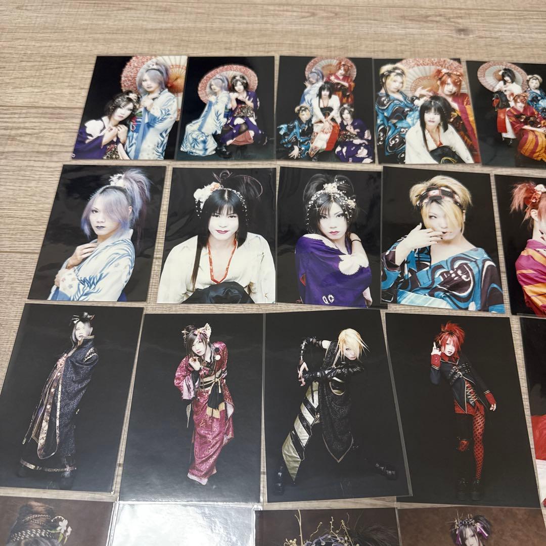 Kagrra, 写真セット 36枚 アー写＋チケット半券